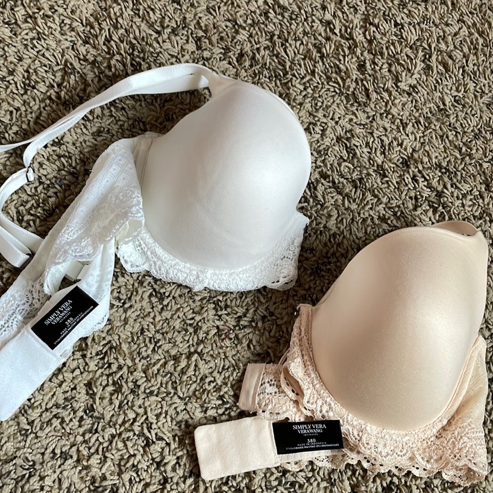 2 Vera Wang Lace Bras